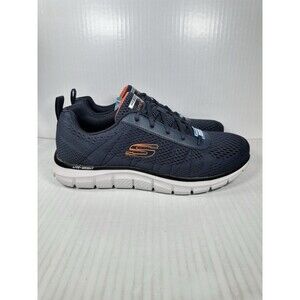 Size 11.5 SKECHERS Men Track Moulton Lightweight Memory Foam Sneakers Shoes NEW